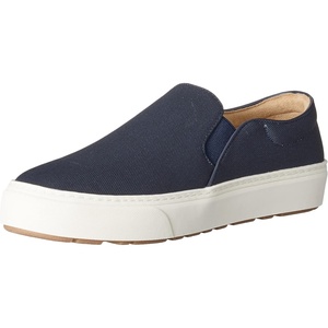 Amazon Essentials Women’s Comfortable Slip-on Sneakers(Navy)