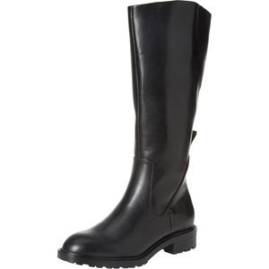 Amazon Essentials Women’s Knee High Riding Boot(Black)