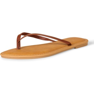 Amazon Essentials Women’s Thong Sandal(Brown)