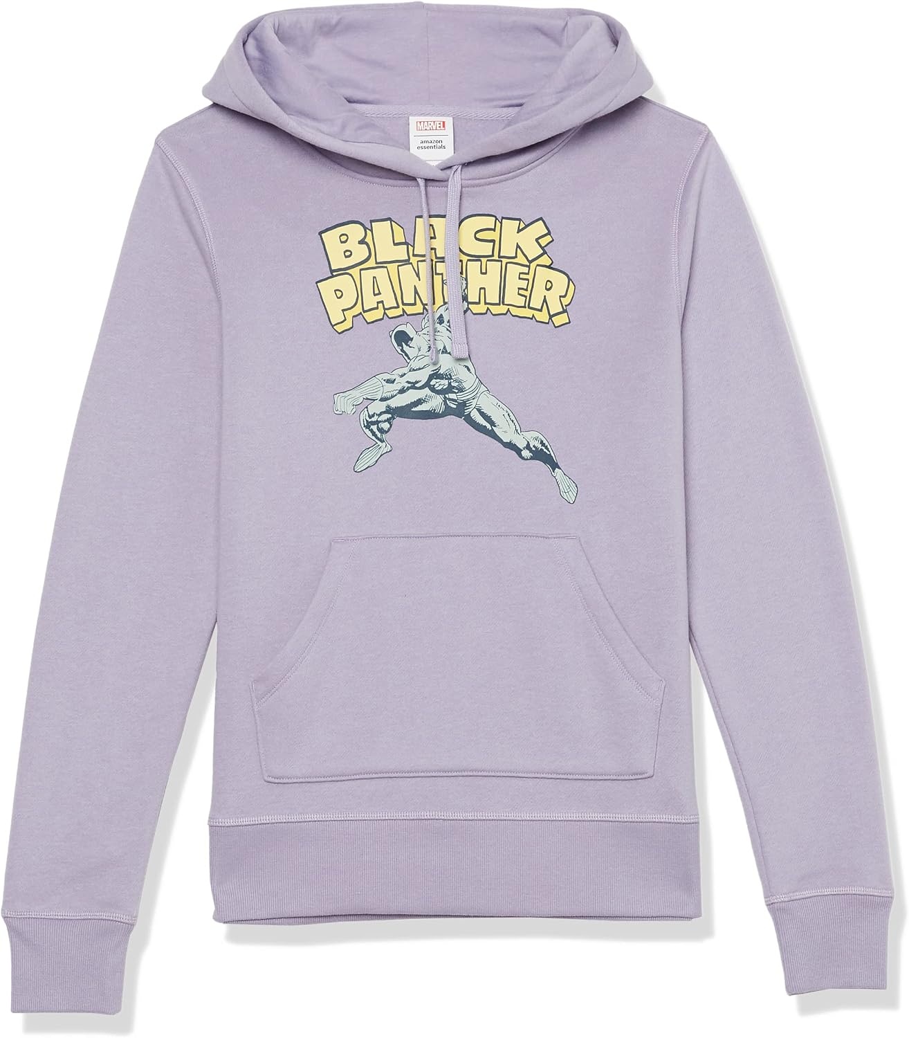 image:imageAmazon Essentials Disney Marvel Star Wars Princess Womens Fleece Hooded Pullover Sweatshirts Available in Plus SizeMarvel Black Panther