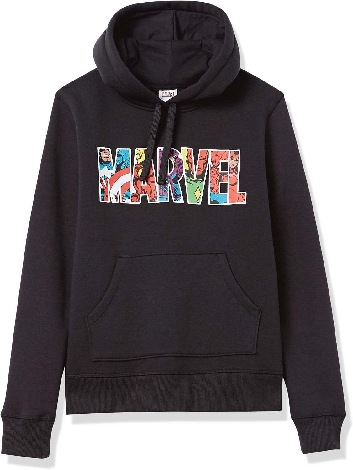 image:imageAmazon Essentials Disney Marvel Star Wars Princess Womens Fleece Hooded Pullover Sweatshirts Available in Plus SizeMarvel Character Logo
