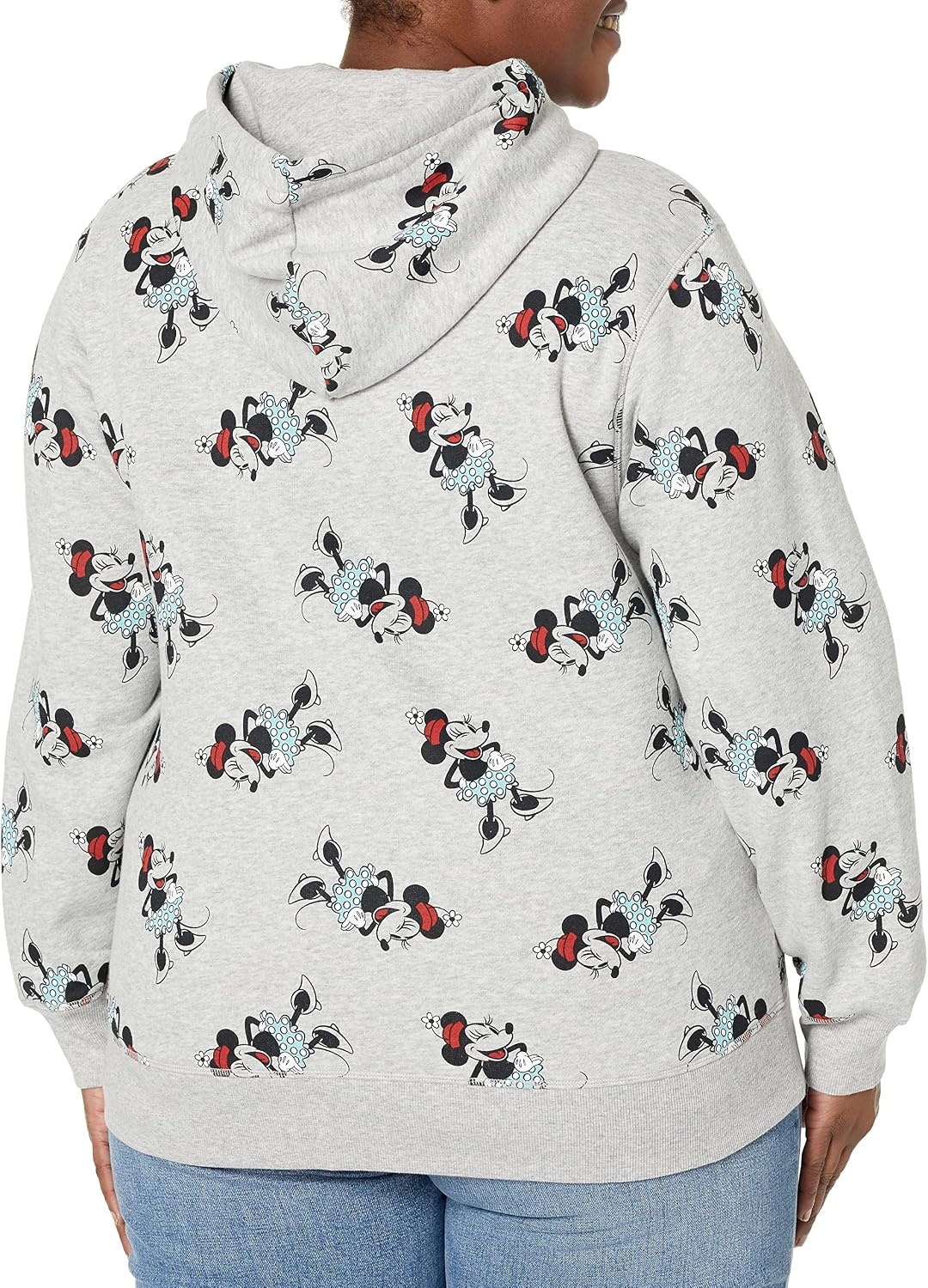 image:imageAmazon Essentials Disney Marvel Star Wars Princess Womens Fleece Hooded Pullover Sweatshirts Available in Plus SizeMinnie Icons