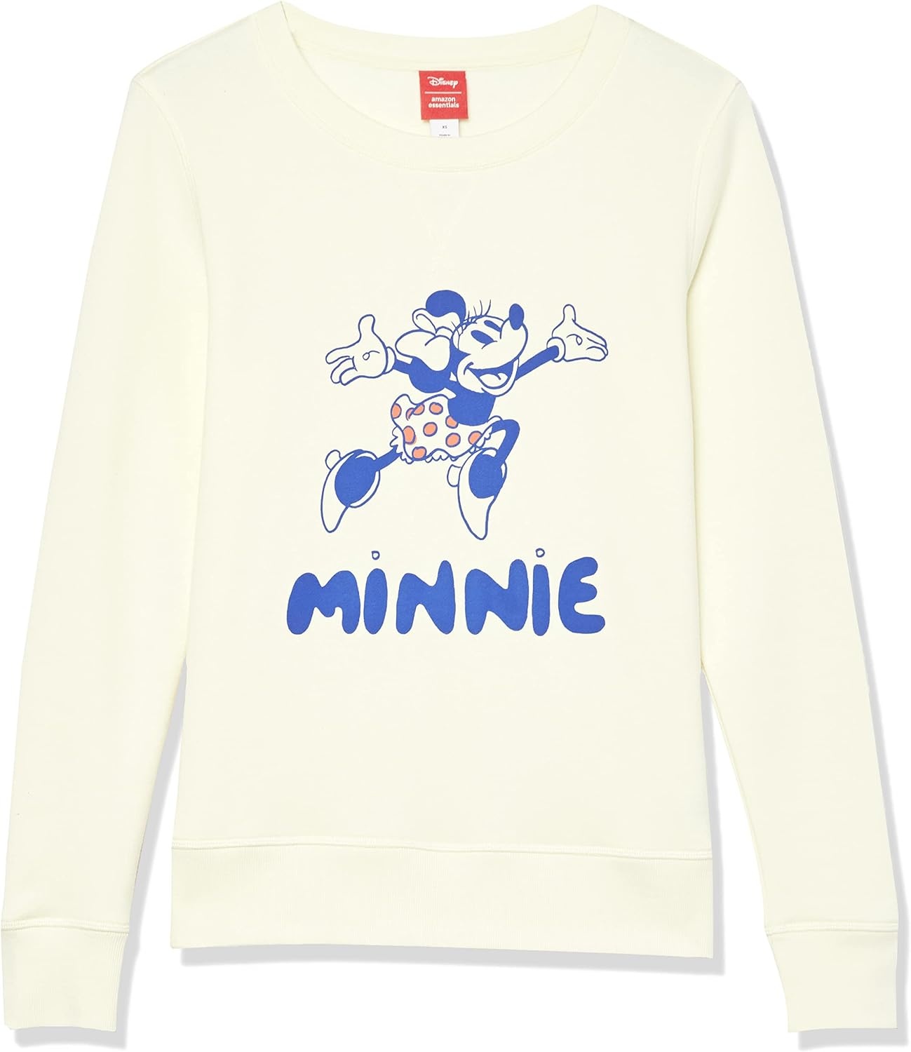 image:imageAmazon Essentials Disney Marvel Star Wars Princess Womens Long Sleeve Fleece Crew SweatshirtsMinnie Joy