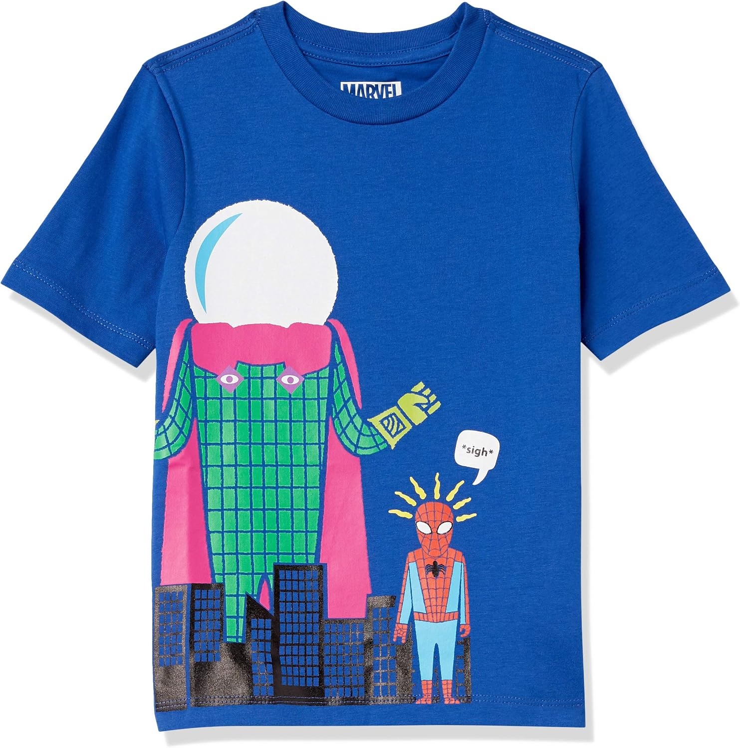 image:imageAmazon Essentials Disney Marvel Star Wars Boys and Toddlers ShortSleeve TShirts Multipacks3pack Marvel Spidey