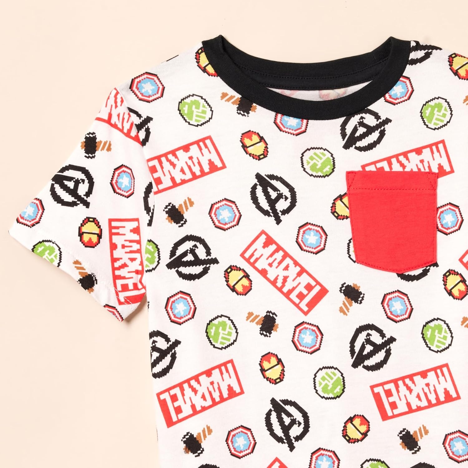 image:imageAmazon Essentials Disney Marvel Star Wars Boys and Toddlers ShortSleeve TShirts4pack Marvel Power