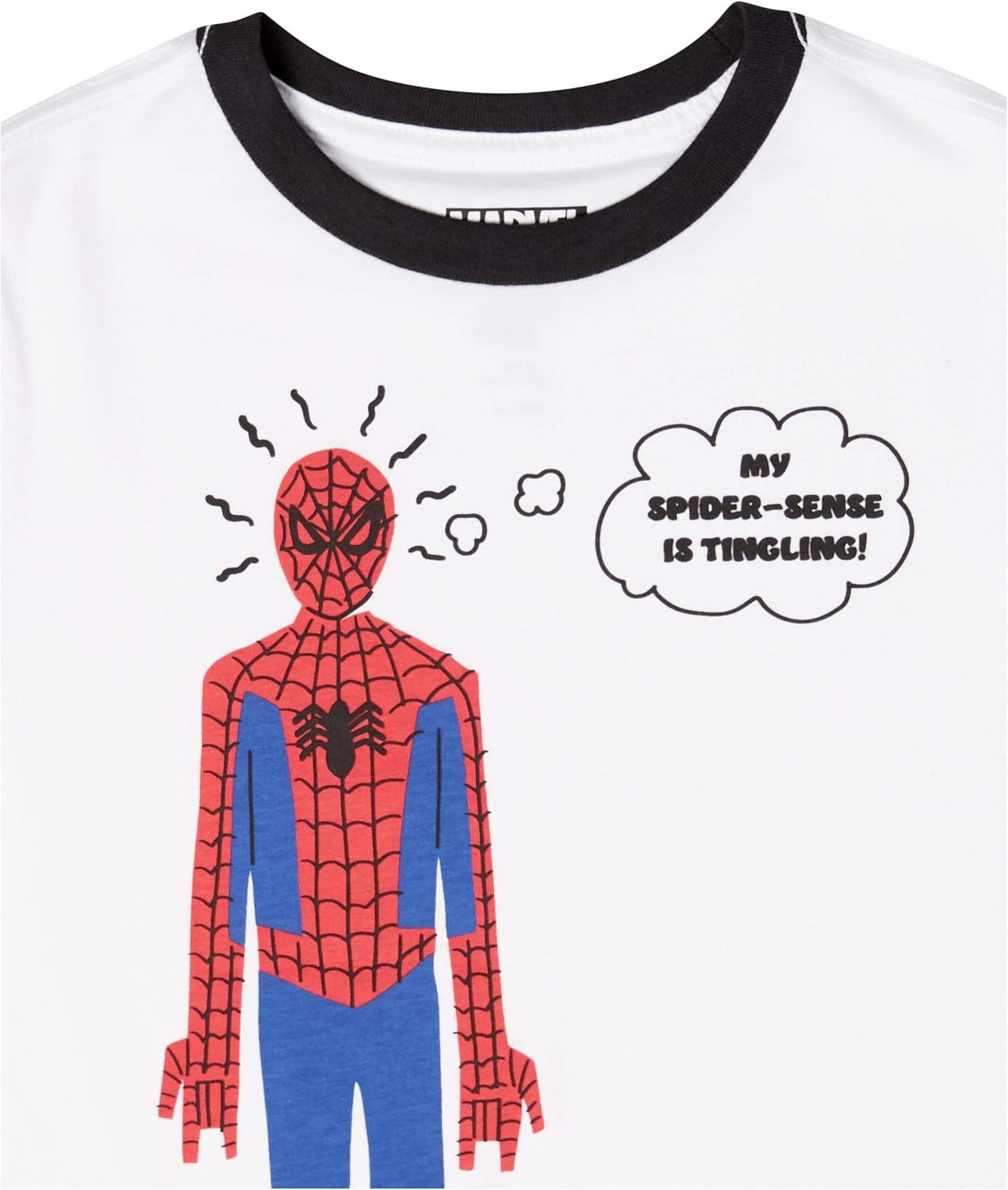 image:imageAmazon Essentials Disney Marvel Star Wars Boys and Toddlers ShortSleeve TShirts4pack Marvel Spider Sense