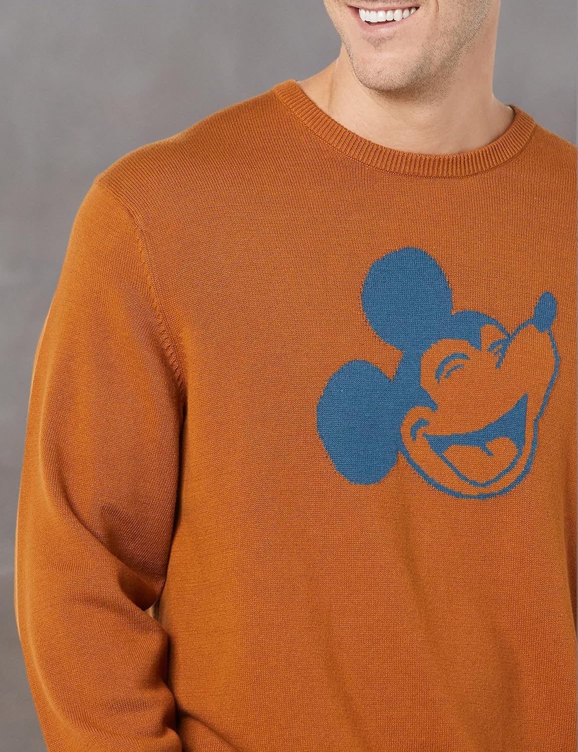 image:imageAmazon Essentials Disney Marvel Star Wars Mens Crewneck Pullover SweatersHappy Mickey