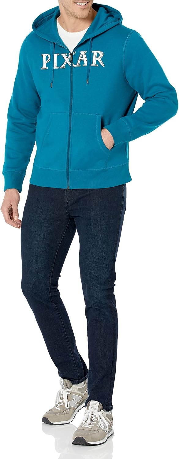 image:imageAmazon Essentials Disney Marvel Star Wars Mens Fleece FullZip Hoodie Sweatshirts Discontinued ColorsPixar Logo