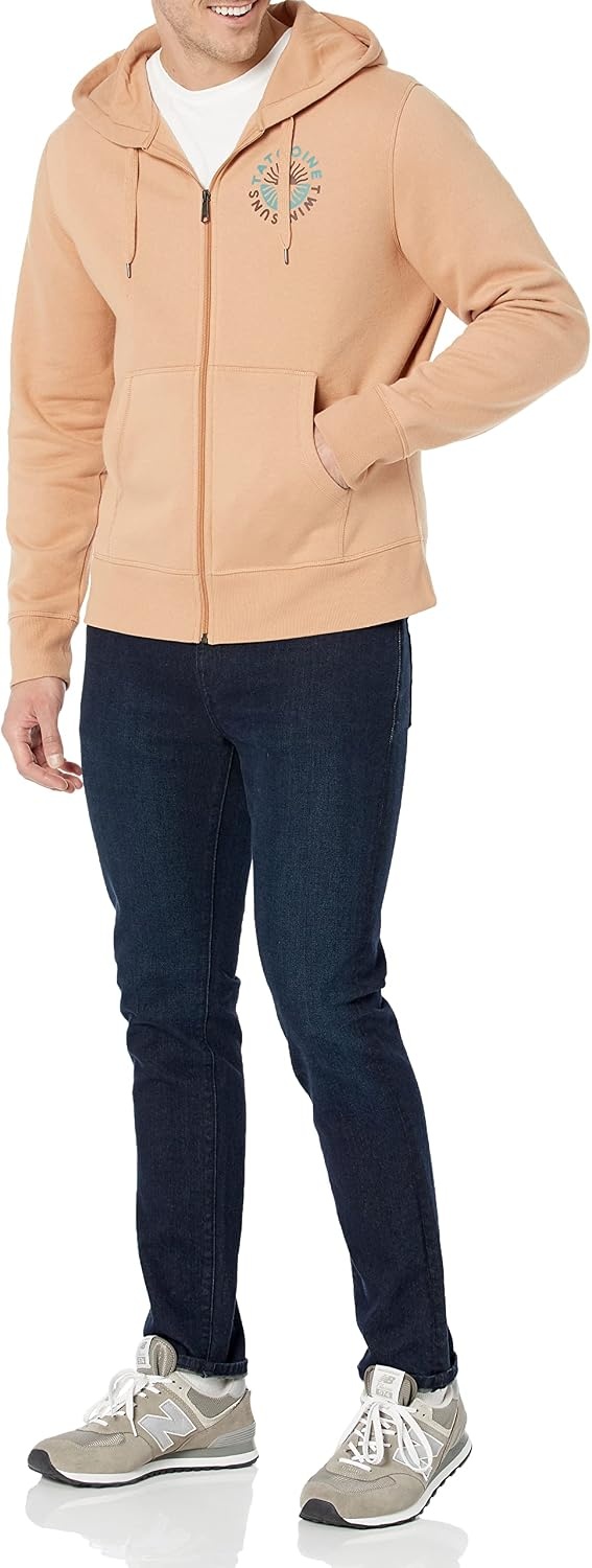 image:imageAmazon Essentials Disney Marvel Star Wars Mens Fleece FullZip Hoodie Sweatshirts Discontinued ColorsStar Wars Tatooine Sun