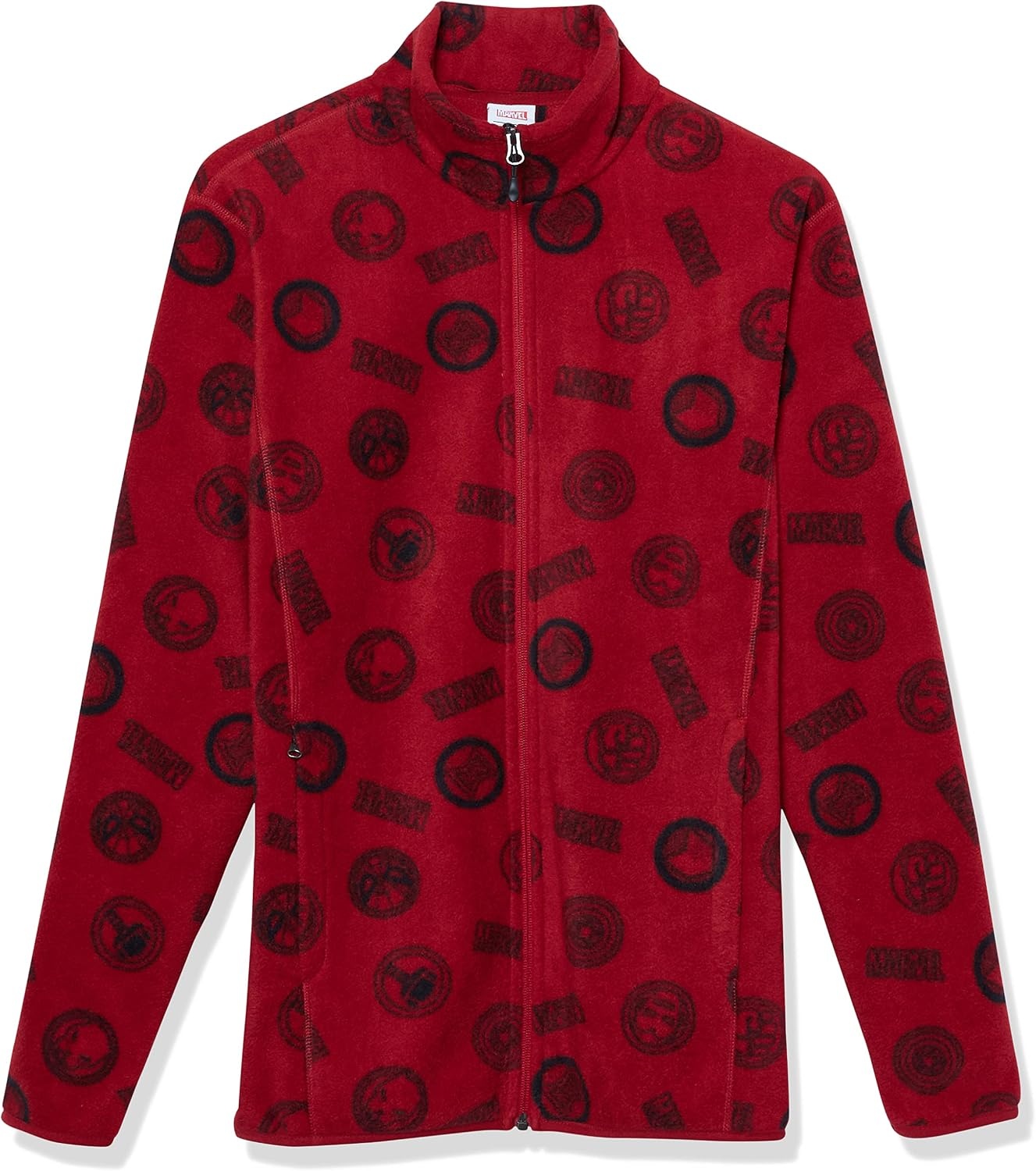image:imageAmazon Essentials Disney Marvel Star Wars Mens Polar Fleece FullZip Mock Insulated Outerwear JacketsMarvel Logo