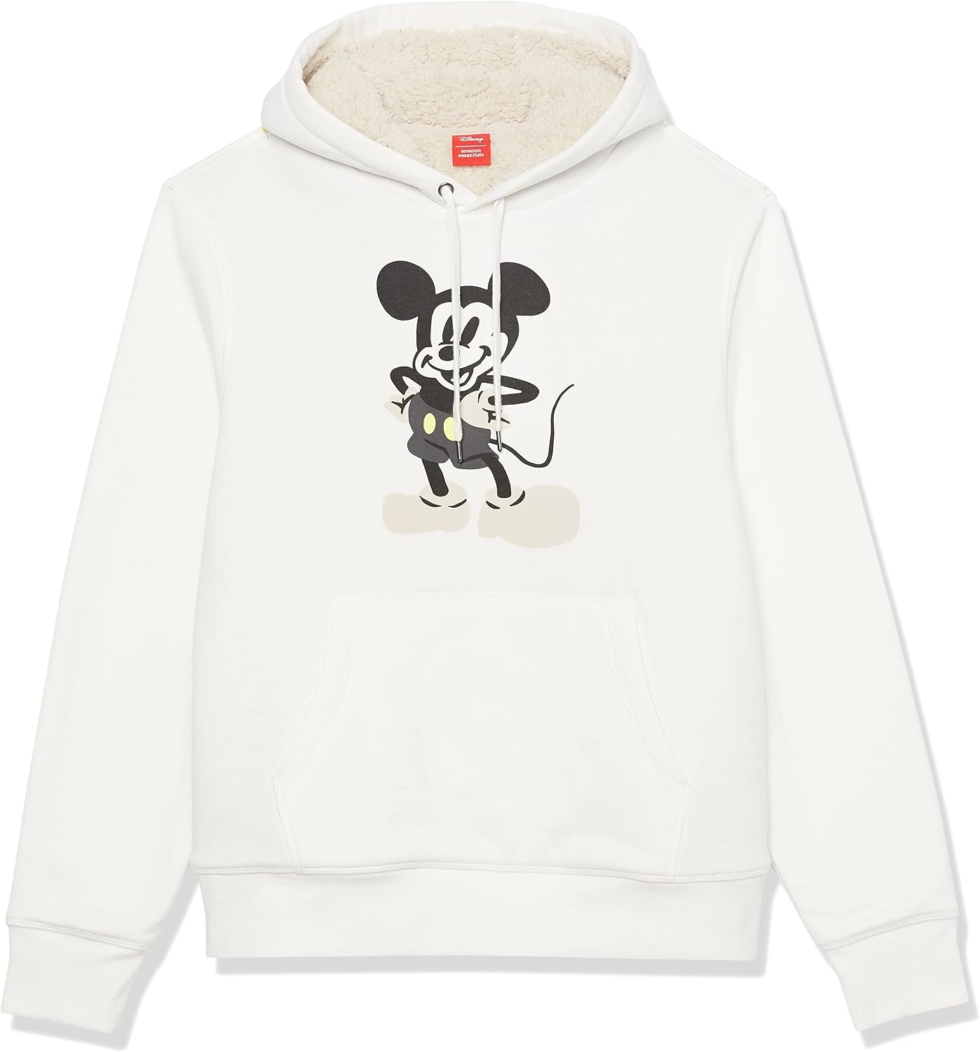 image:imageAmazon Essentials Disney Marvel Star Wars Mens SherpaLined Hooded Pullover SweatshirtMickey