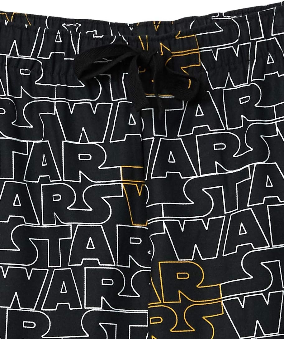 image:imageAmazon Essentials Disney Marvel Star Wars Womens Flannel Pajama Sleep Sets PJs Pants NightwearStar Wars Logo Womens