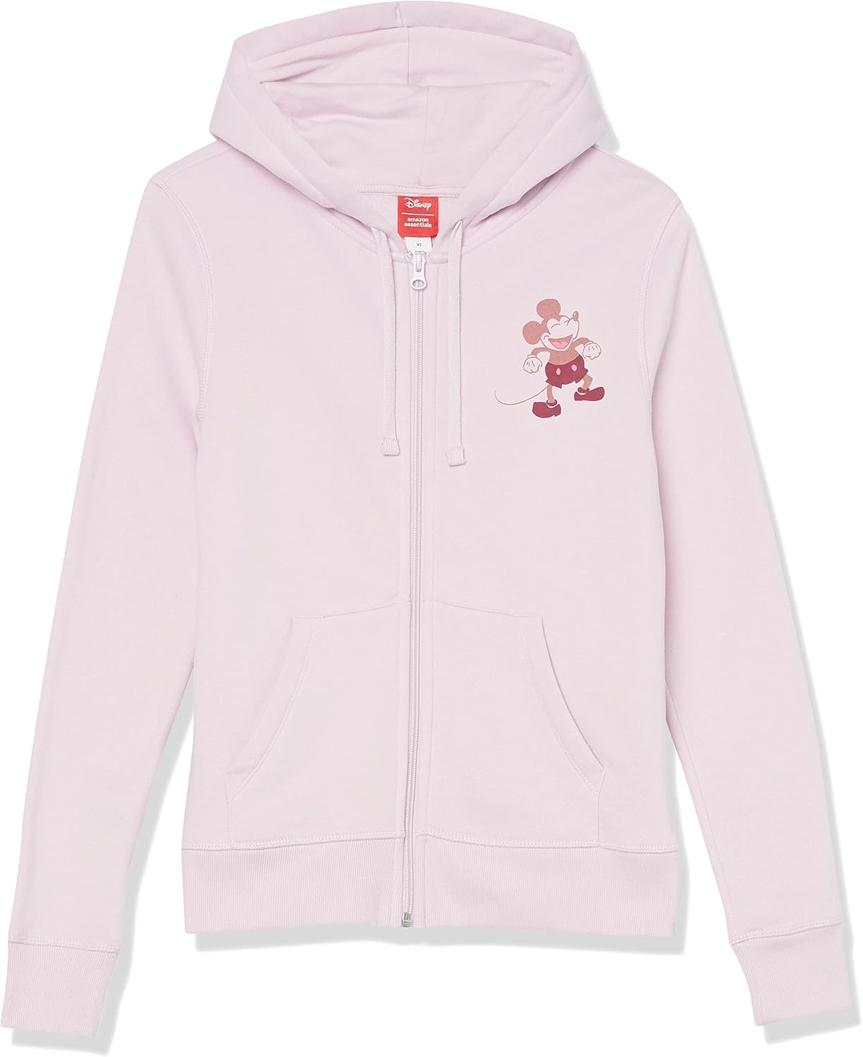 image:imageAmazon Essentials Disney Marvel Star Wars Womens Fleece FullZip Hoodie Sweatshirts Available in Plus SizeHappy Mickey