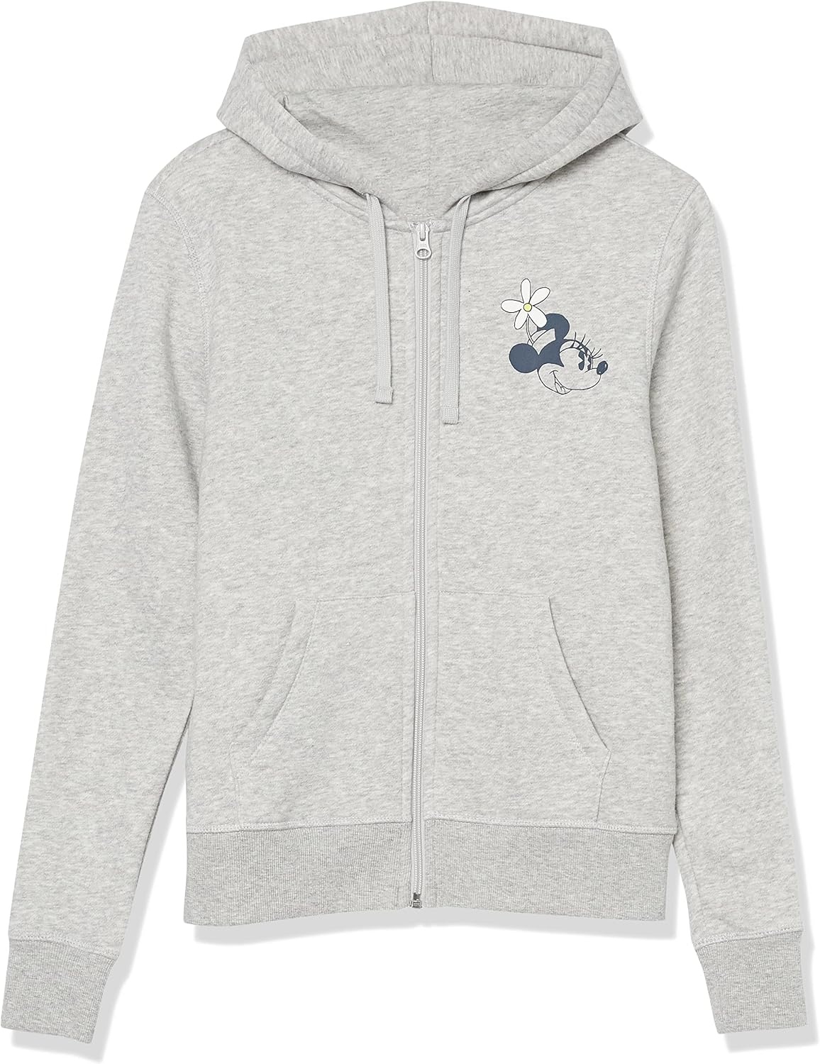 image:imageAmazon Essentials Disney Marvel Star Wars Womens Fleece FullZip Hoodie Sweatshirts Available in Plus SizeHeather Grey Minnie