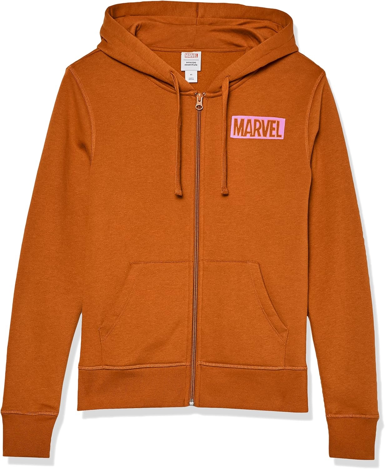 image:imageAmazon Essentials Disney Marvel Star Wars Womens Fleece FullZip Hoodie Sweatshirts Available in Plus SizeMarvel Logo
