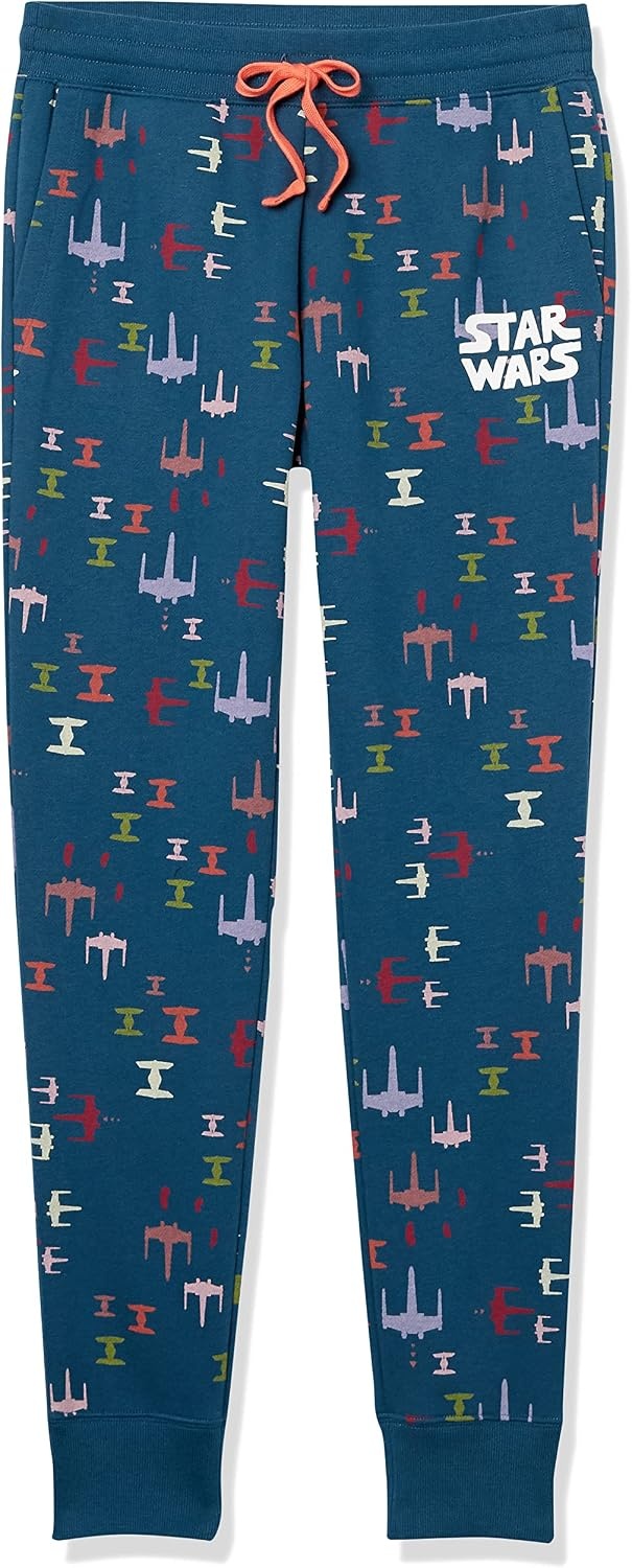 image:imageAmazon Essentials Disney Marvel Star Wars Womens French Terry Fleece Jogger SweatpantsMulticolor