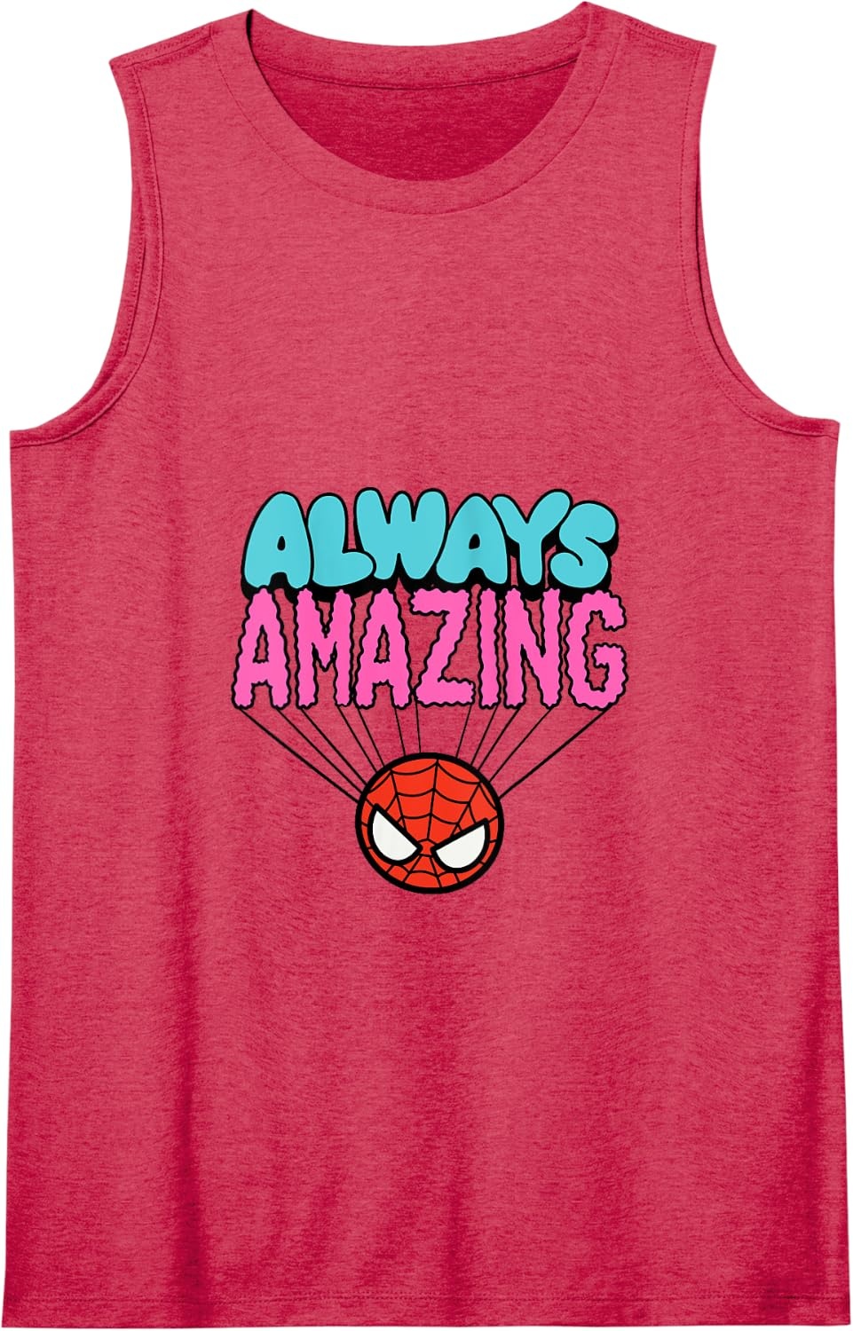 image:imageAmazon Essentials Marvel SpiderMan Doodle Always Amazing Tank TopRed