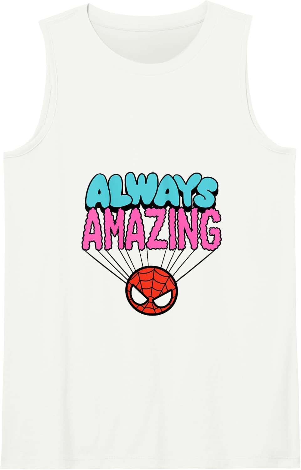 image:imageAmazon Essentials Marvel SpiderMan Doodle Always Amazing Tank TopWhite