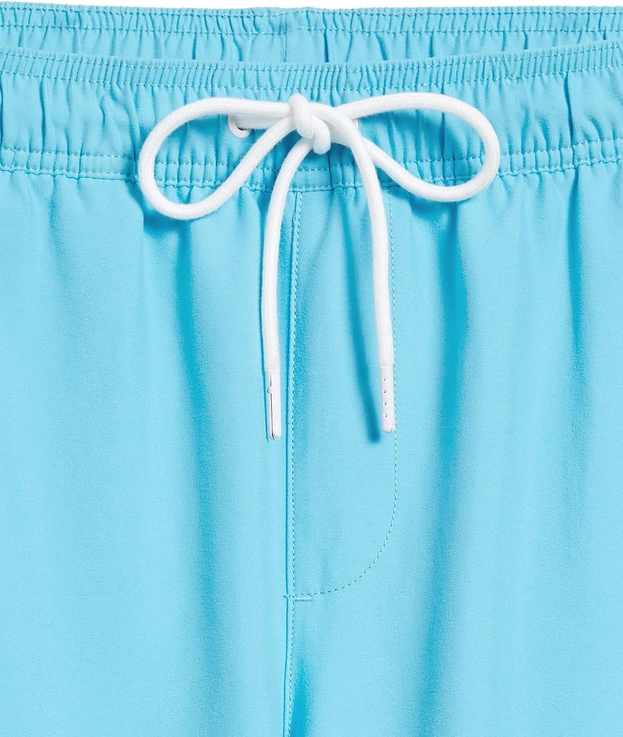 image:imageAmazon Essentials Mens Mens 9 QuickDry Lightweight Breathable Swim Trunk with Mesh LinerAqua