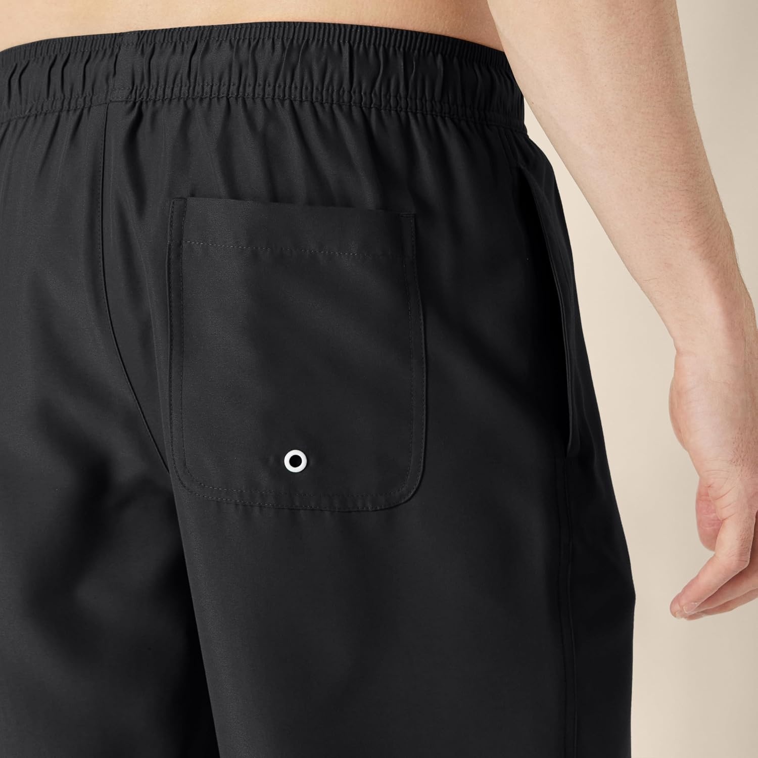 image:imageAmazon Essentials Mens Mens 9 QuickDry Lightweight Breathable Swim Trunk with Mesh LinerBlack