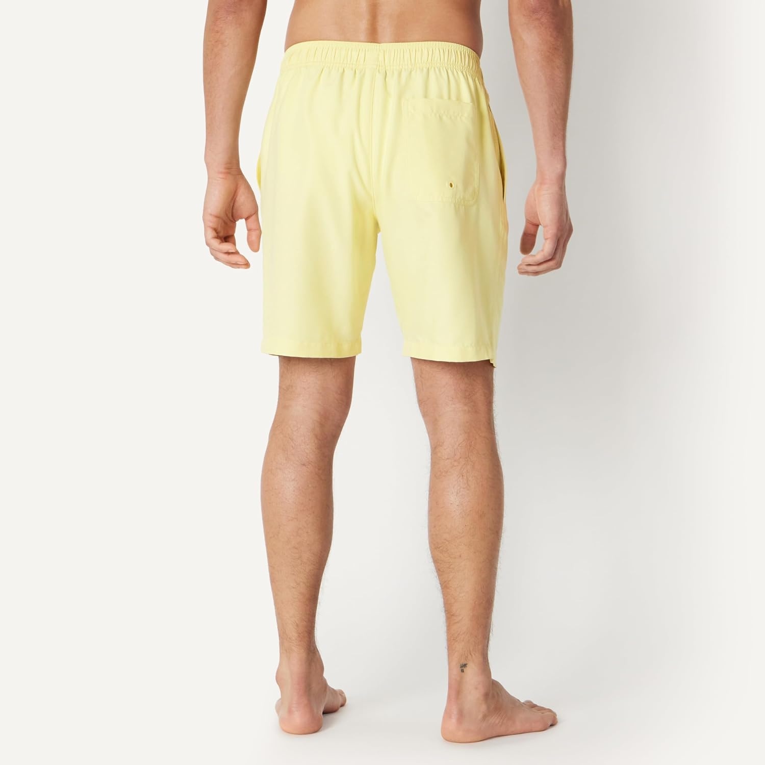 image:imageAmazon Essentials Mens Mens 9 QuickDry Lightweight Breathable Swim Trunk with Mesh LinerLight Yellow