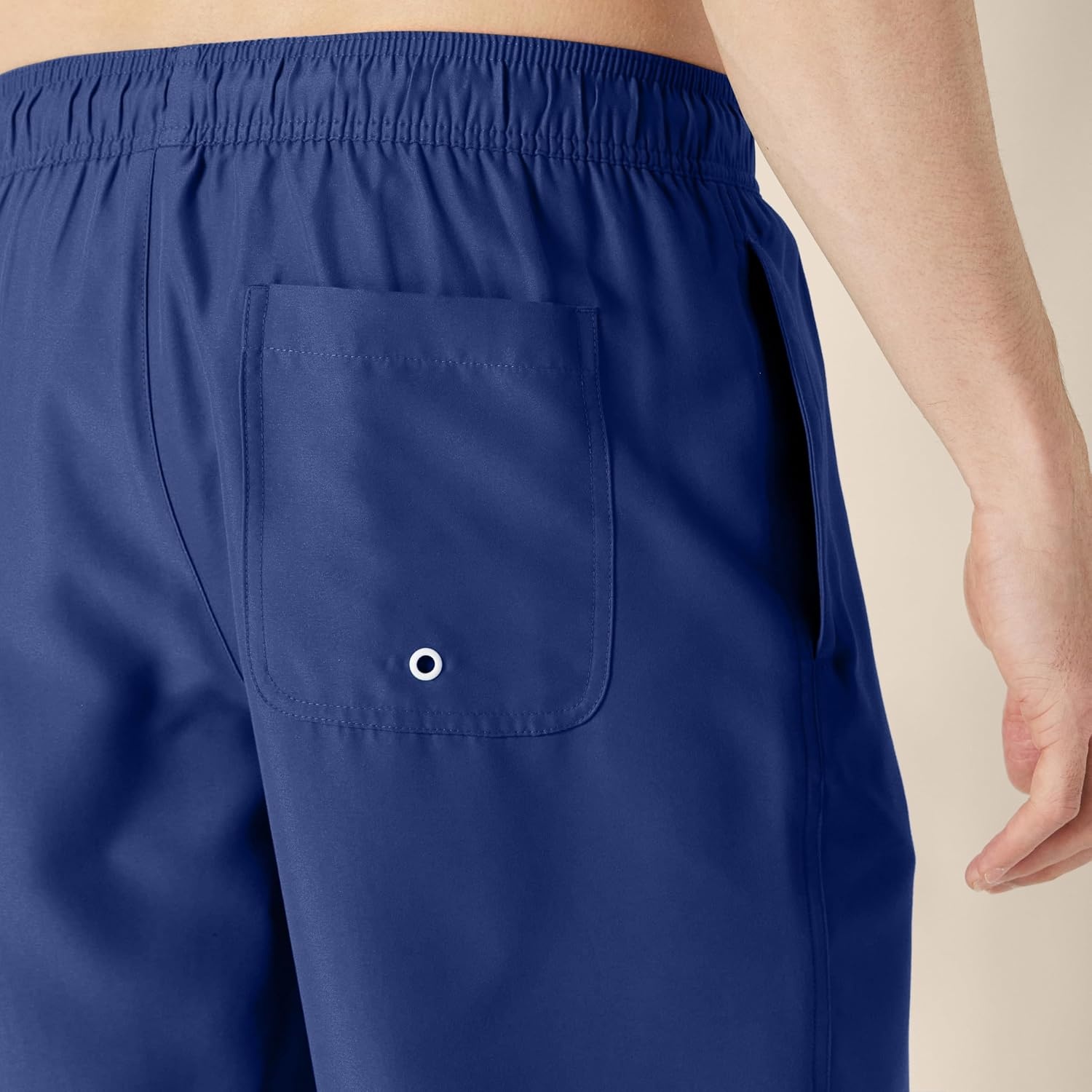 image:imageAmazon Essentials Mens Mens 9 QuickDry Lightweight Breathable Swim Trunk with Mesh LinerNavy