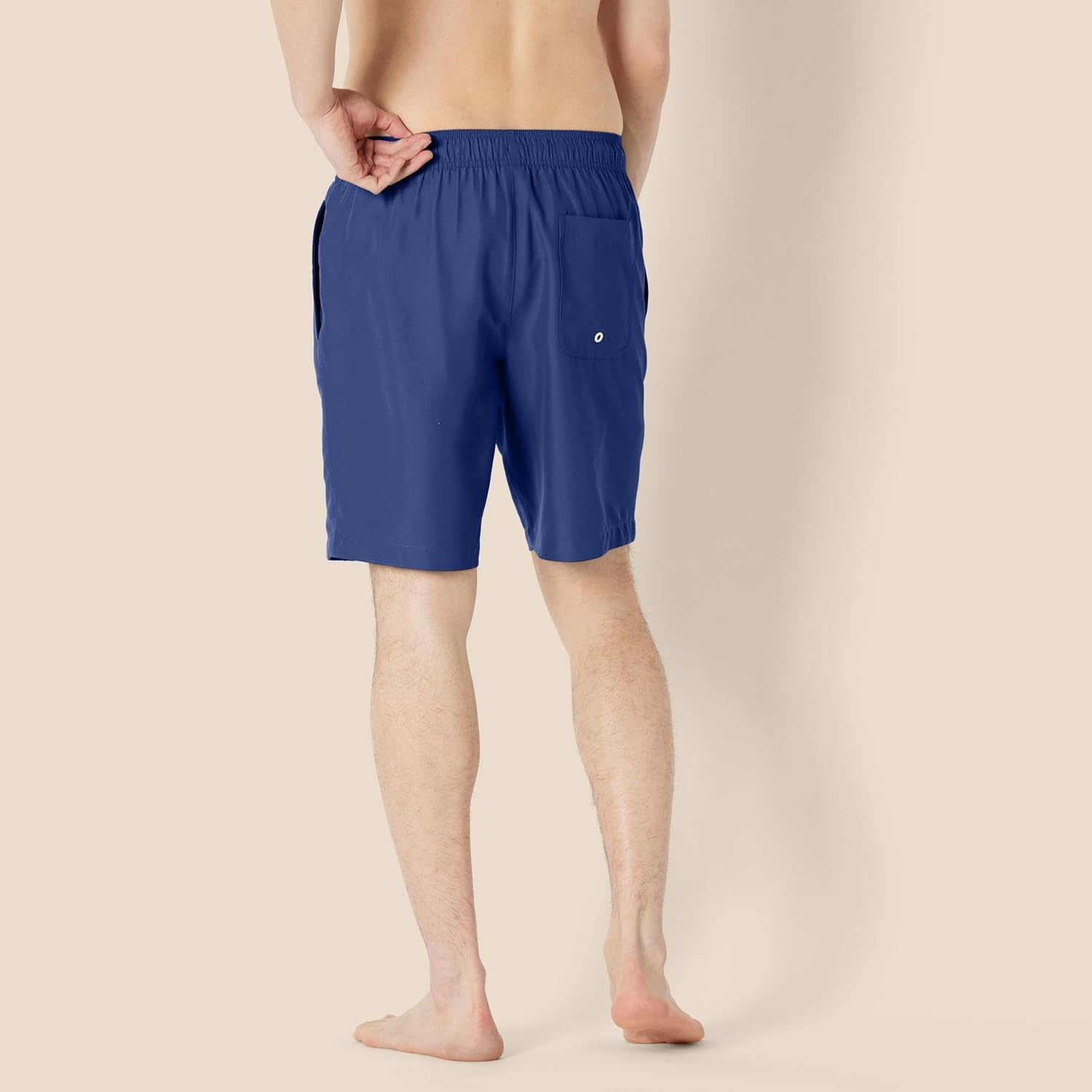 image:imageAmazon Essentials Mens Mens 9 QuickDry Lightweight Breathable Swim Trunk with Mesh LinerNavy