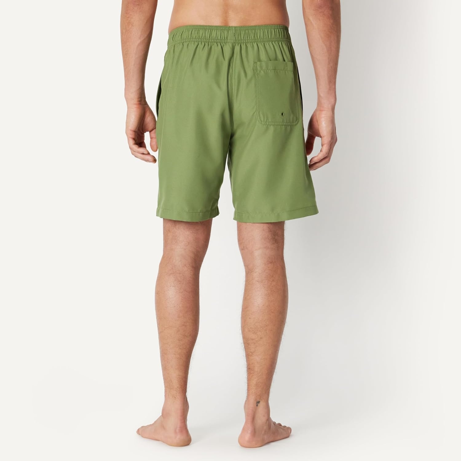 image:imageAmazon Essentials Mens Mens 9 QuickDry Lightweight Breathable Swim Trunk with Mesh LinerOlive
