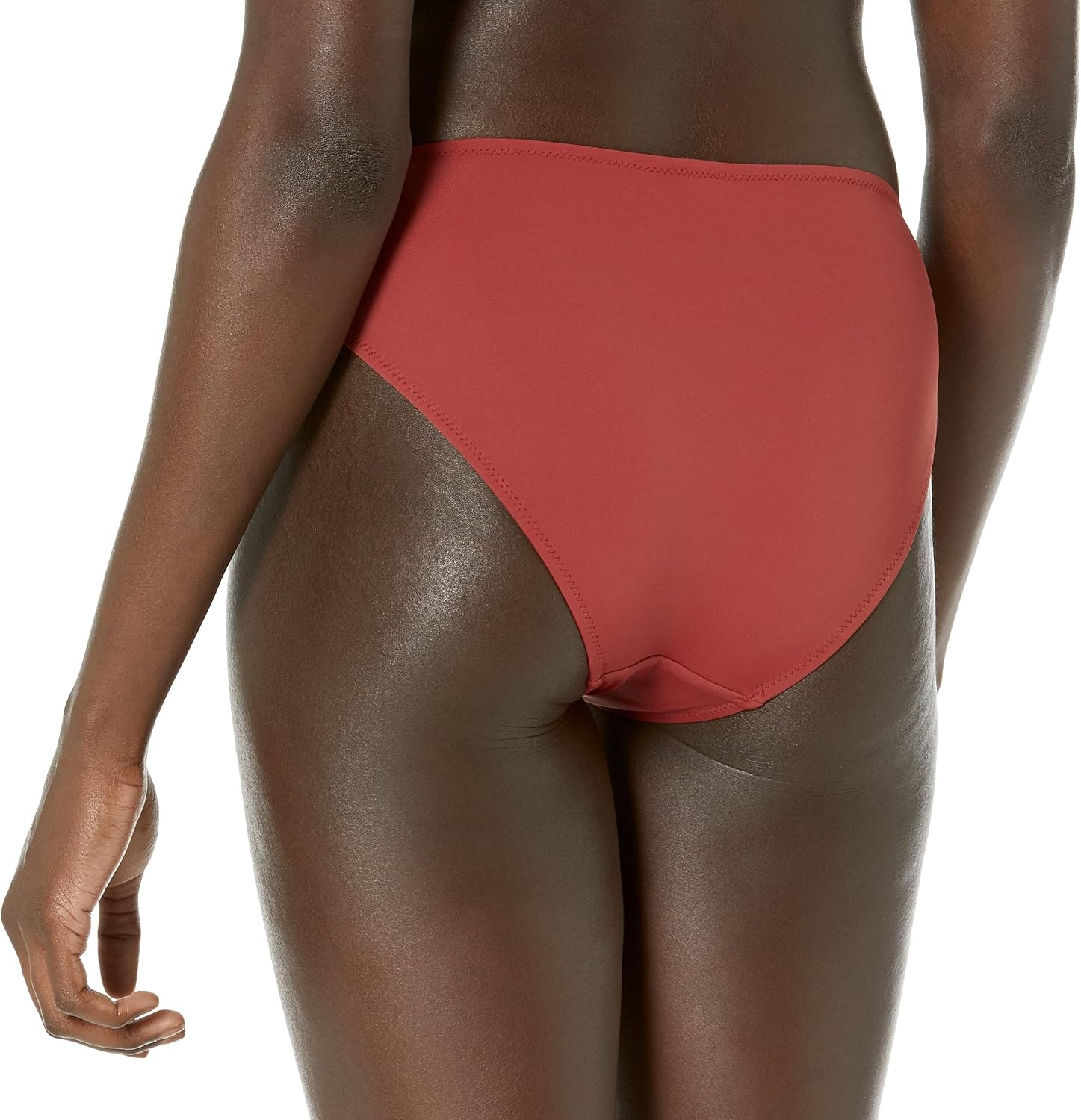 image:imageAmazon Essentials Womens Classic Full Coverage Bikini Swimsuit BottomBrick Red