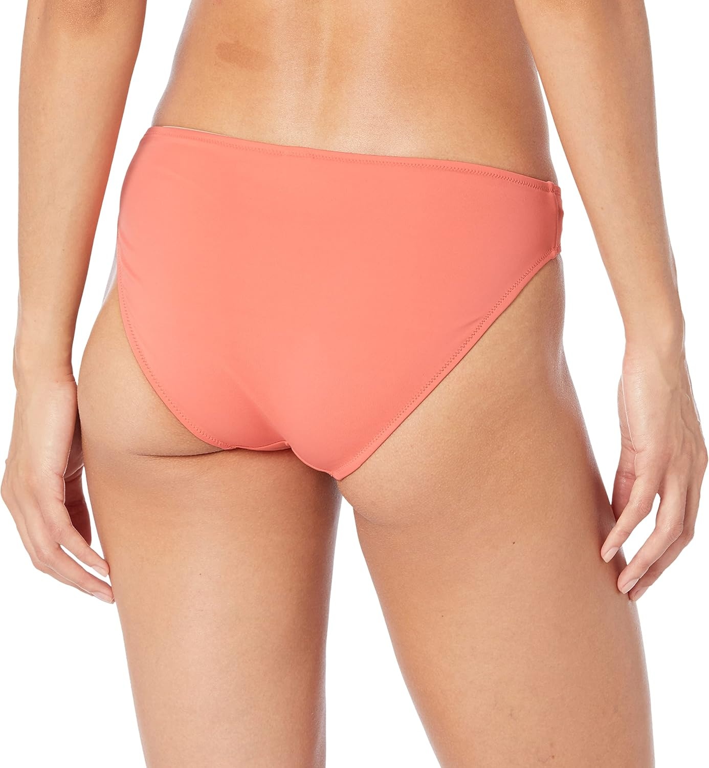 image:imageAmazon Essentials Womens Classic Full Coverage Bikini Swimsuit BottomCoral Pink