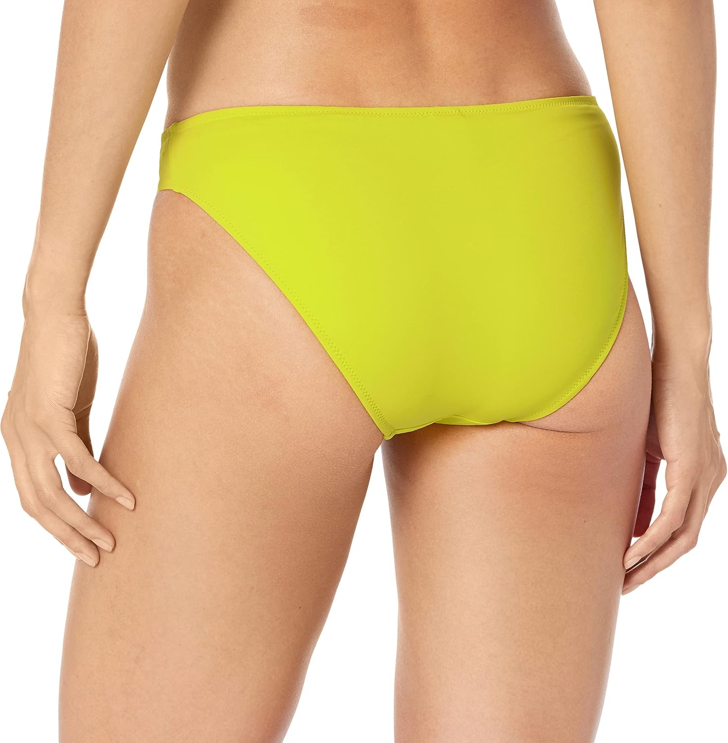image:imageAmazon Essentials Womens Classic Full Coverage Bikini Swimsuit BottomLime Green
