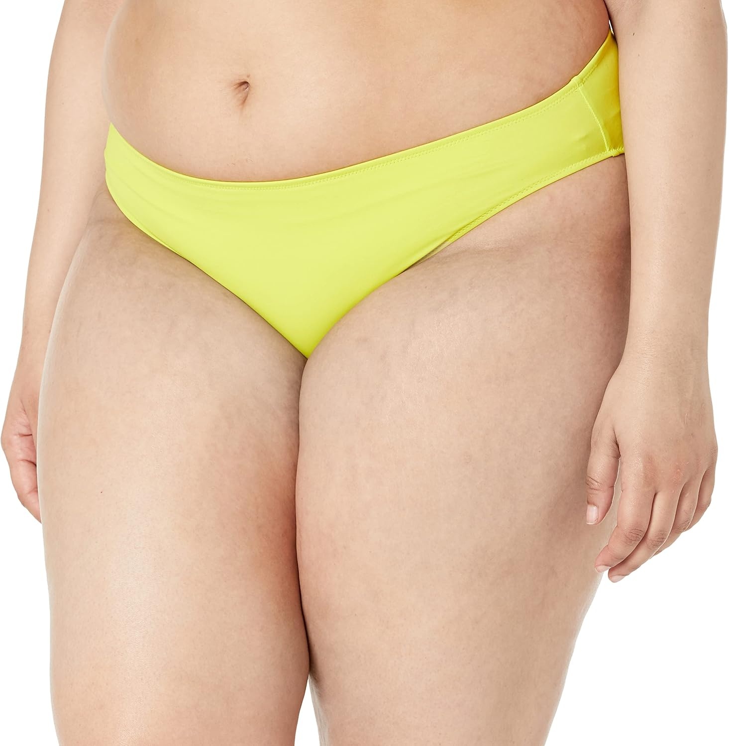 image:imageAmazon Essentials Womens Classic Full Coverage Bikini Swimsuit BottomLime Green