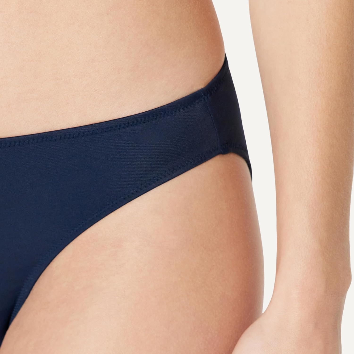 image:imageAmazon Essentials Womens Classic Full Coverage Bikini Swimsuit BottomNavy
