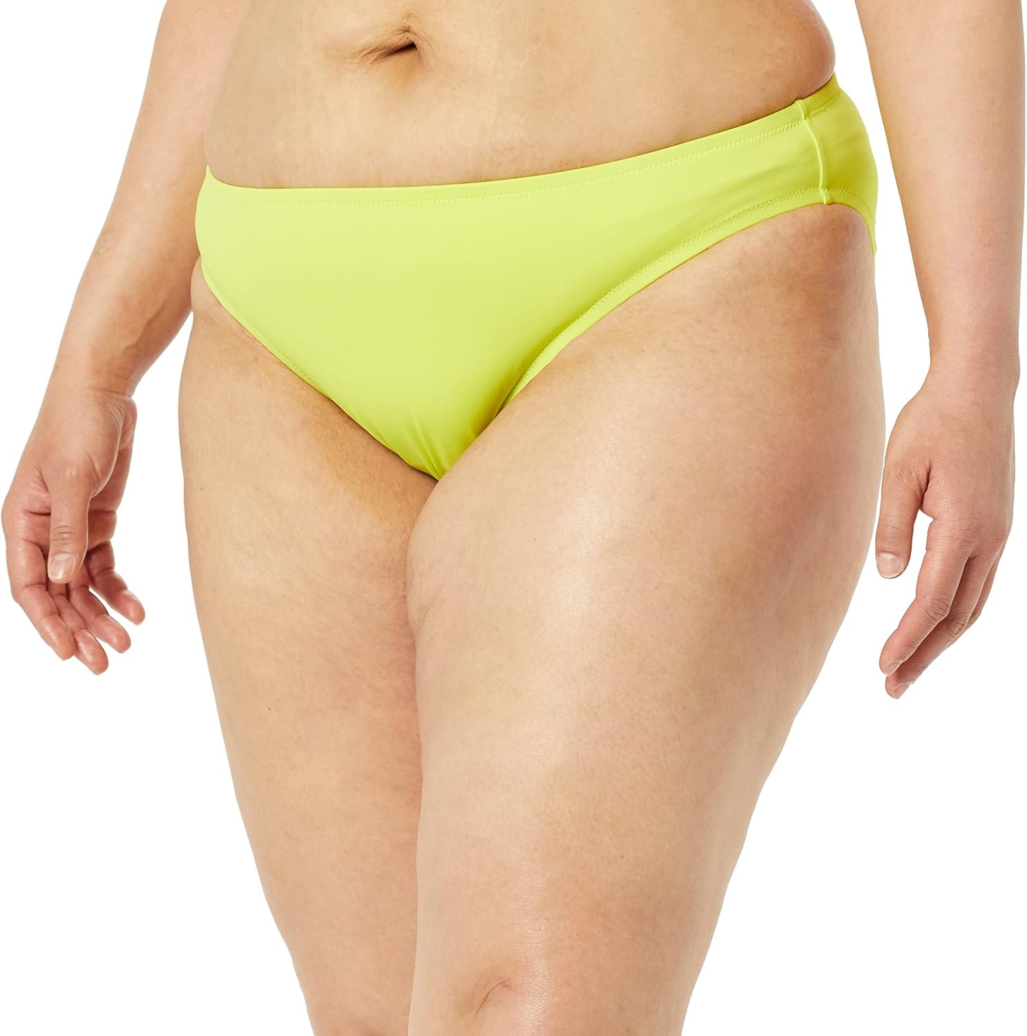 image:imageAmazon Essentials Womens Classic Full Coverage Bikini Swimsuit BottomYellow