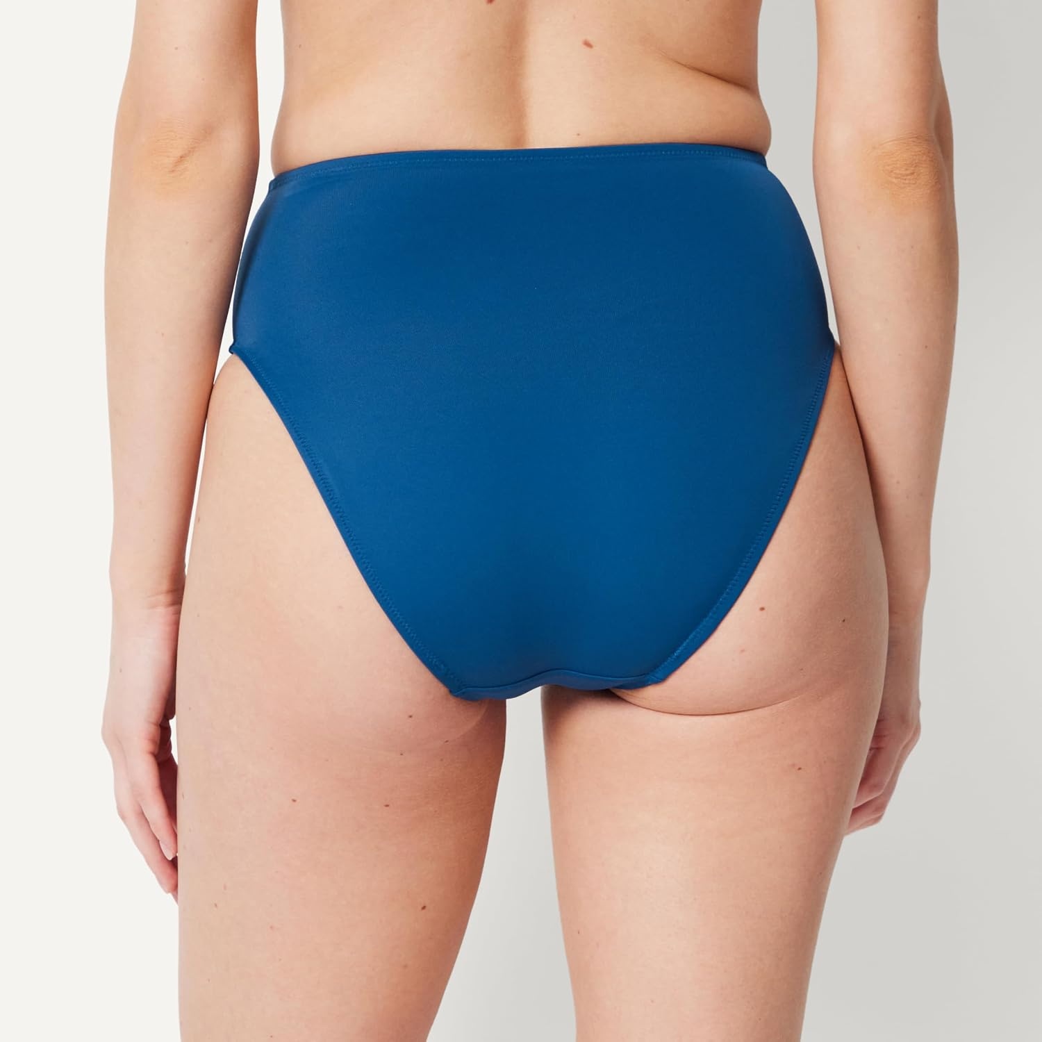 image:imageAmazon Essentials Womens High Waist High Leg Bikini BottomDeep Blue