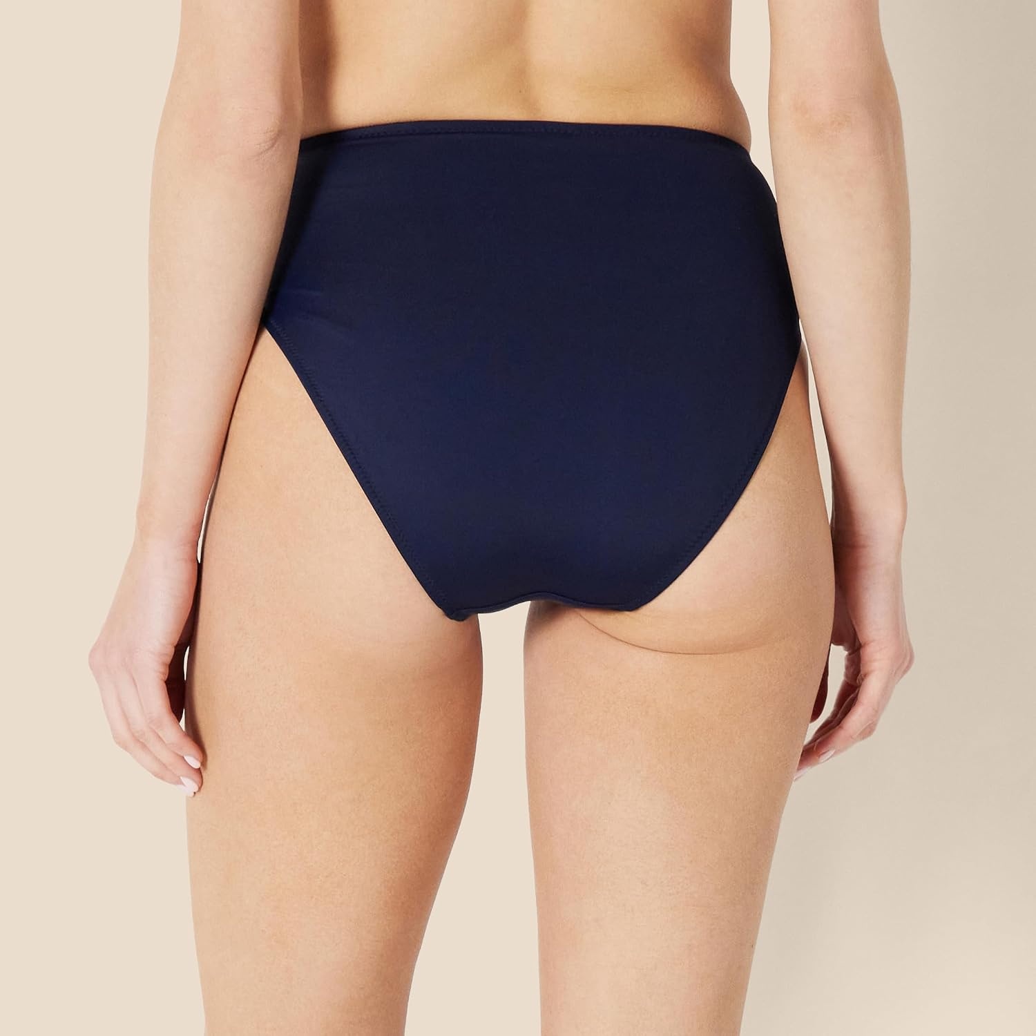 image:imageAmazon Essentials Womens High Waist High Leg Bikini BottomNavy