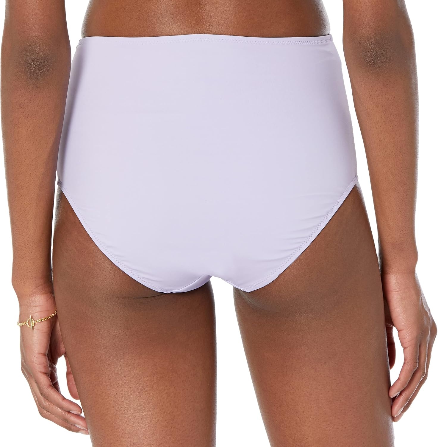 image:imageAmazon Essentials Womens High Waist Swim Bottom Available in Plus SizeLavender