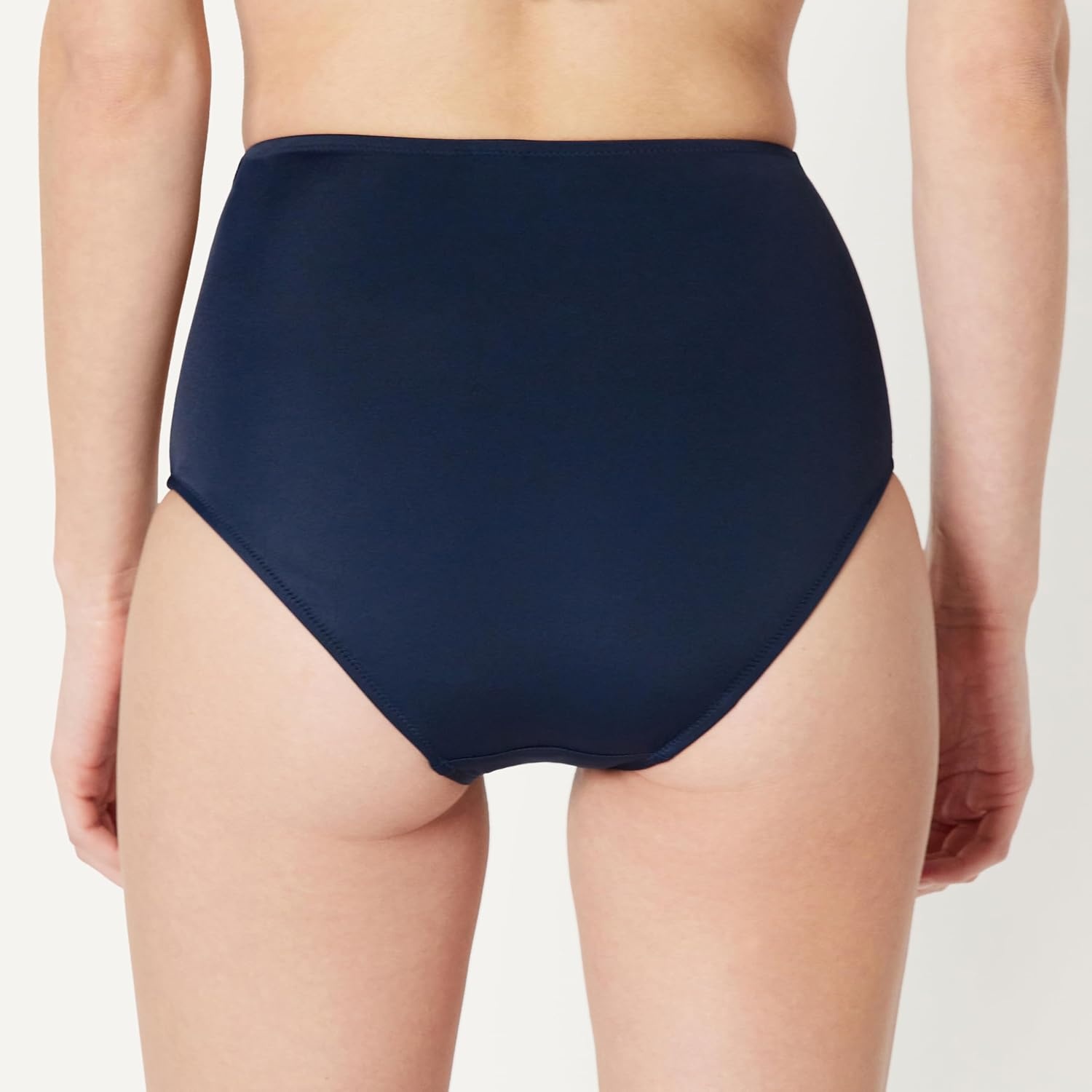 image:imageAmazon Essentials Womens High Waist Swim Bottom Available in Plus SizeNavy