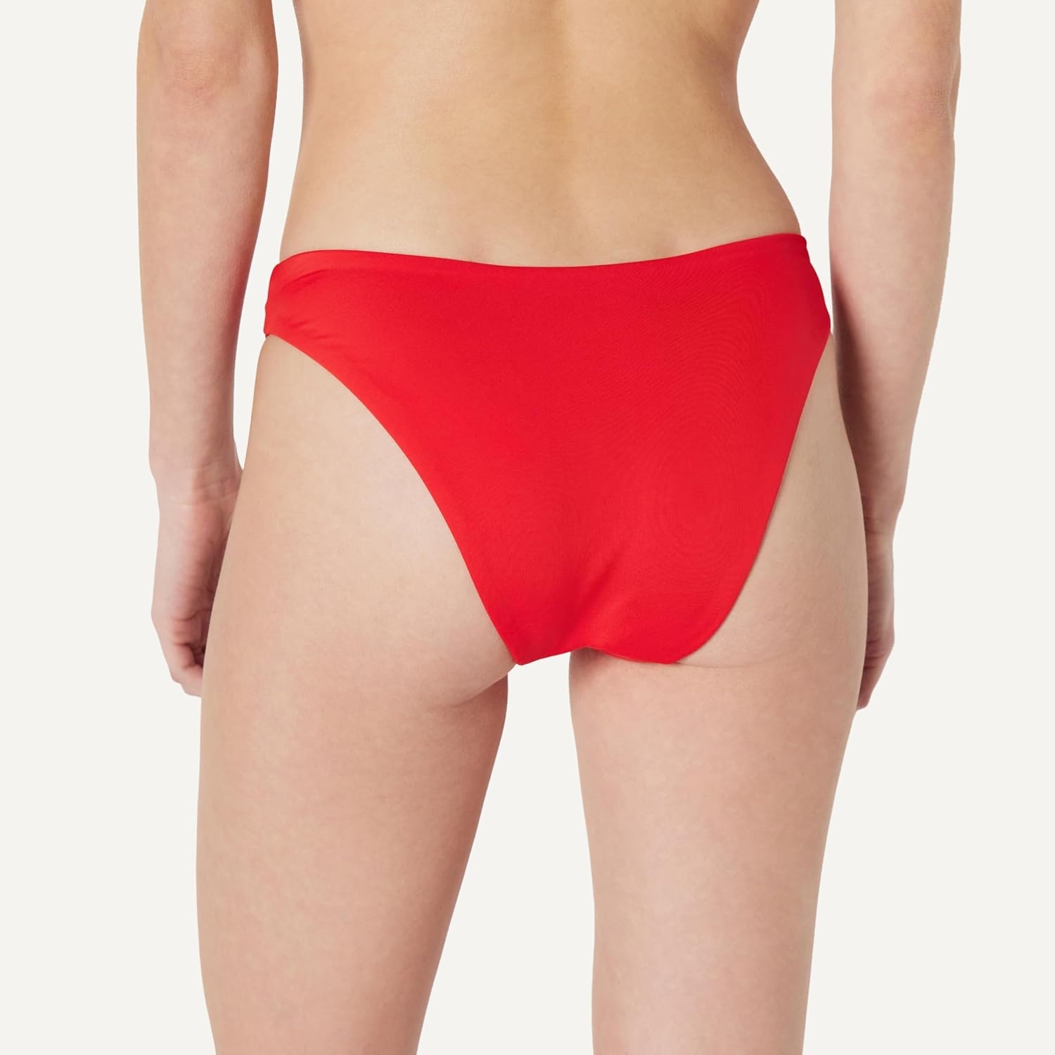 image:imageAmazon Essentials Womens HighRise HighLeg Swim Bikini BottomBright Poppy Red