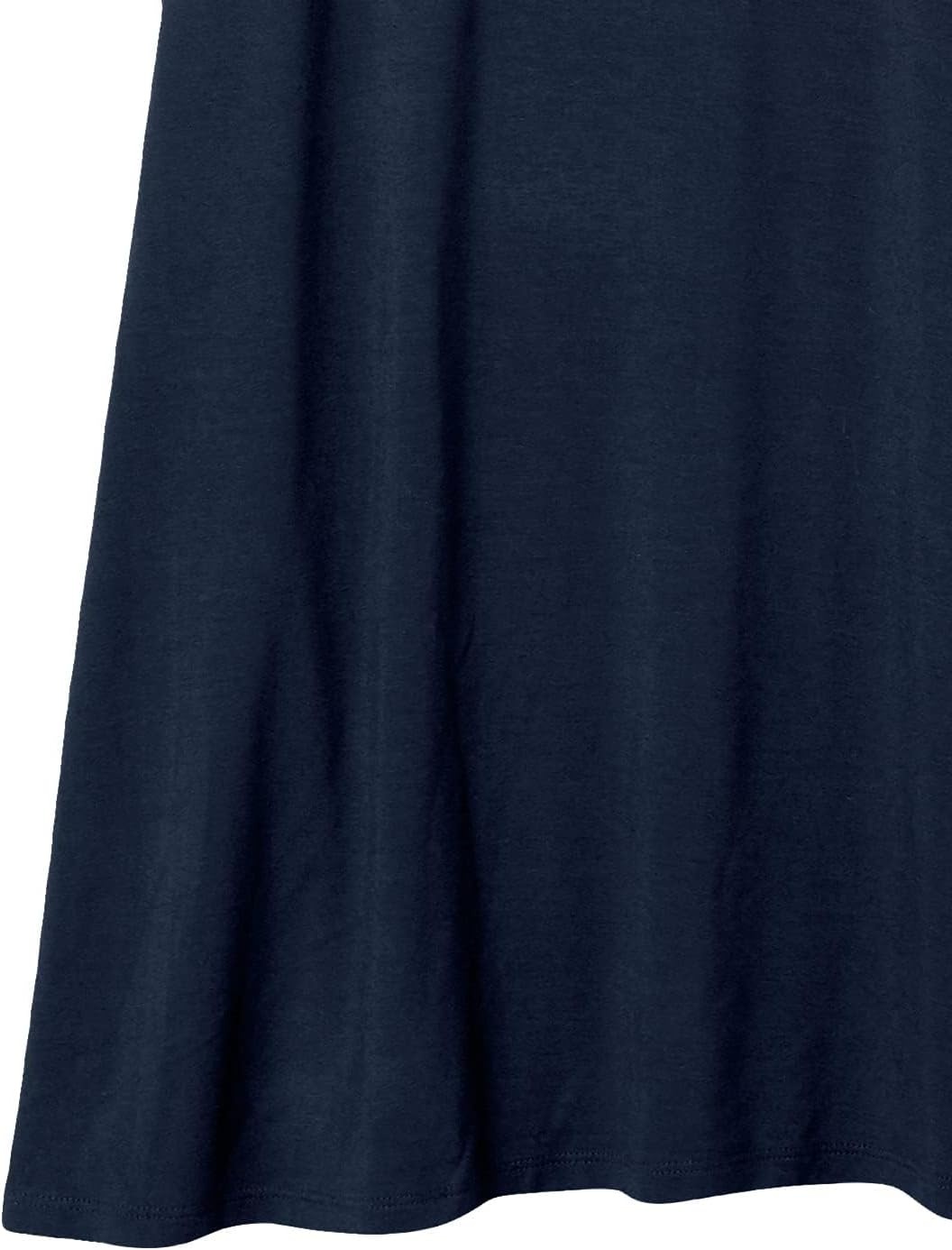 image:imageAmazon Essentials Womens ShortSleeve Scoopneck Swing DressNavy
