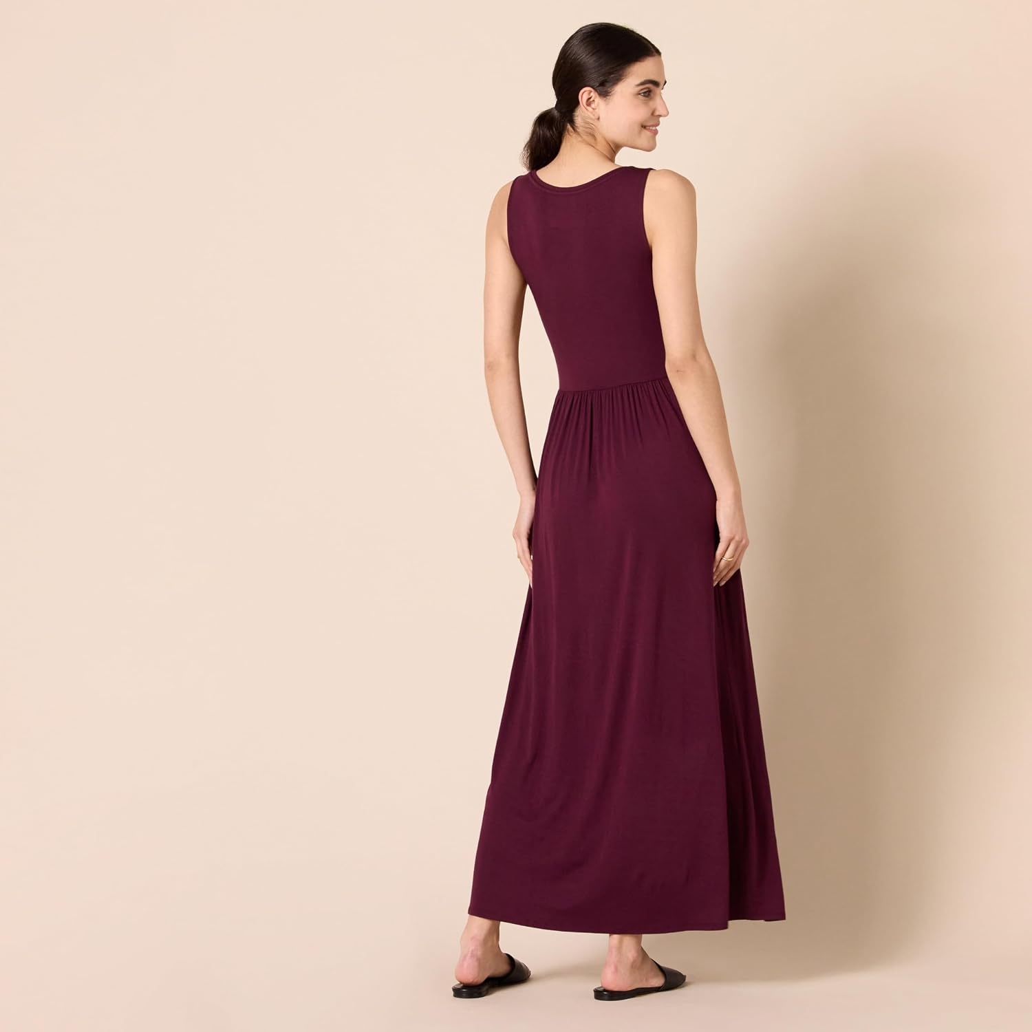 image:imageAmazon Essentials Womens Tank Maxi DressBurgundy