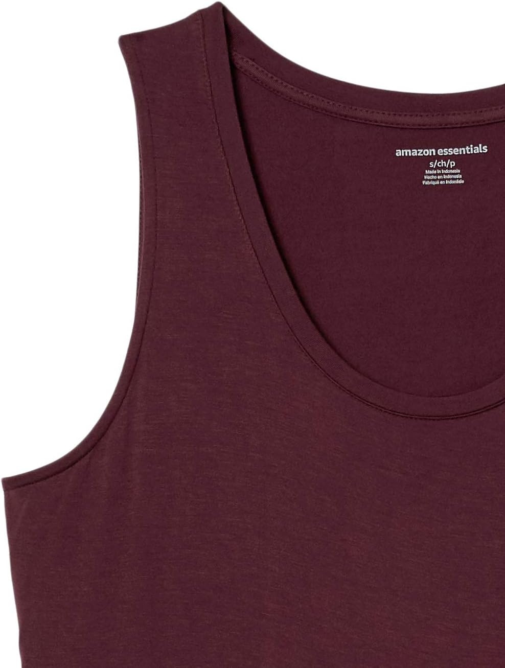 image:imageAmazon Essentials Womens Tank Maxi DressBurgundy