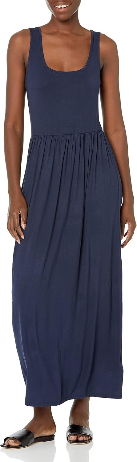 image:imageAmazon Essentials Womens Tank Maxi DressNavy