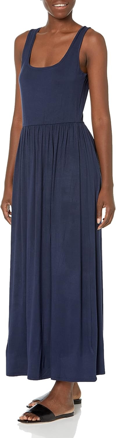 image:imageAmazon Essentials Womens Tank Maxi DressNavy