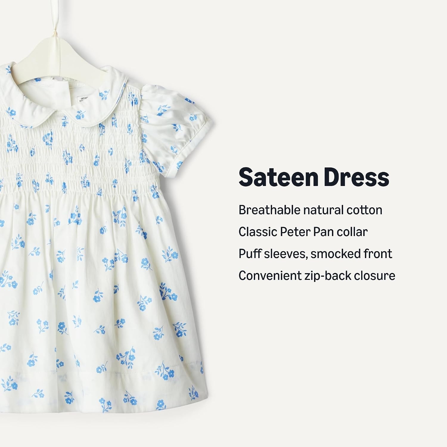 image:imageAmazon Essentials x Sofia Grainge Mommy amp Me Cotton Sateen DressesIvory Blue Floral
