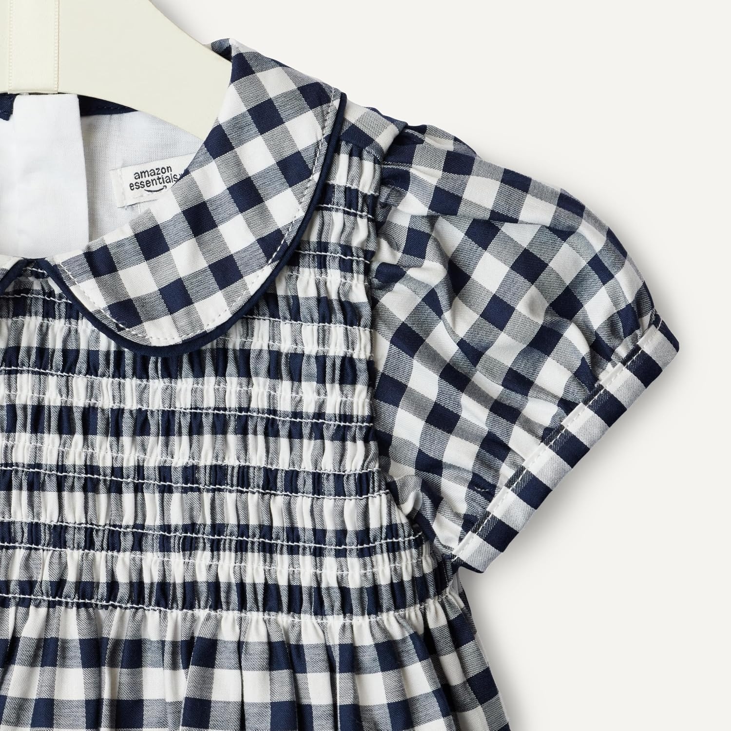 image:imageAmazon Essentials x Sofia Grainge Mommy amp Me Cotton Sateen DressesNavy Gingham