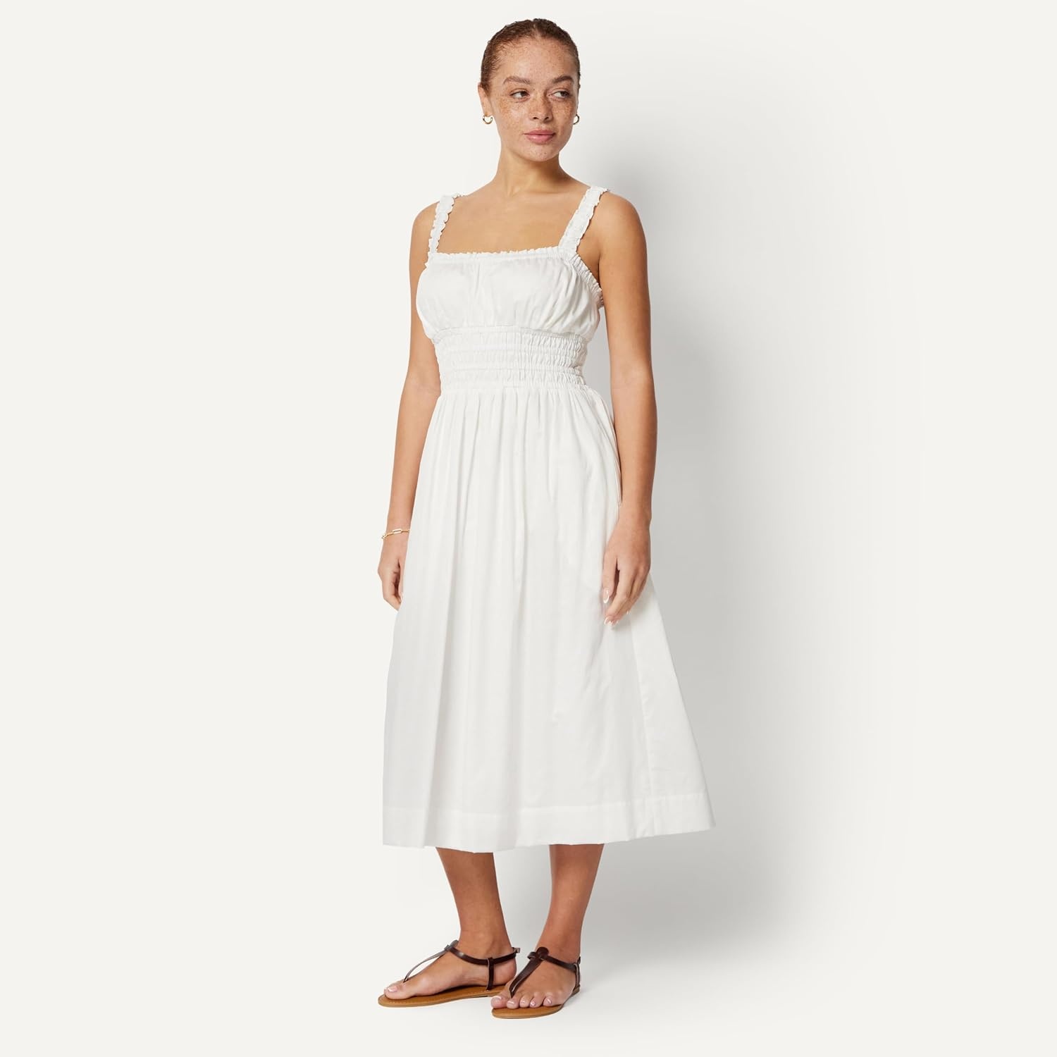 image:imageAmazon Essentials x Sofia Grainge Mommy amp Me Cotton Sateen DressesWhite
