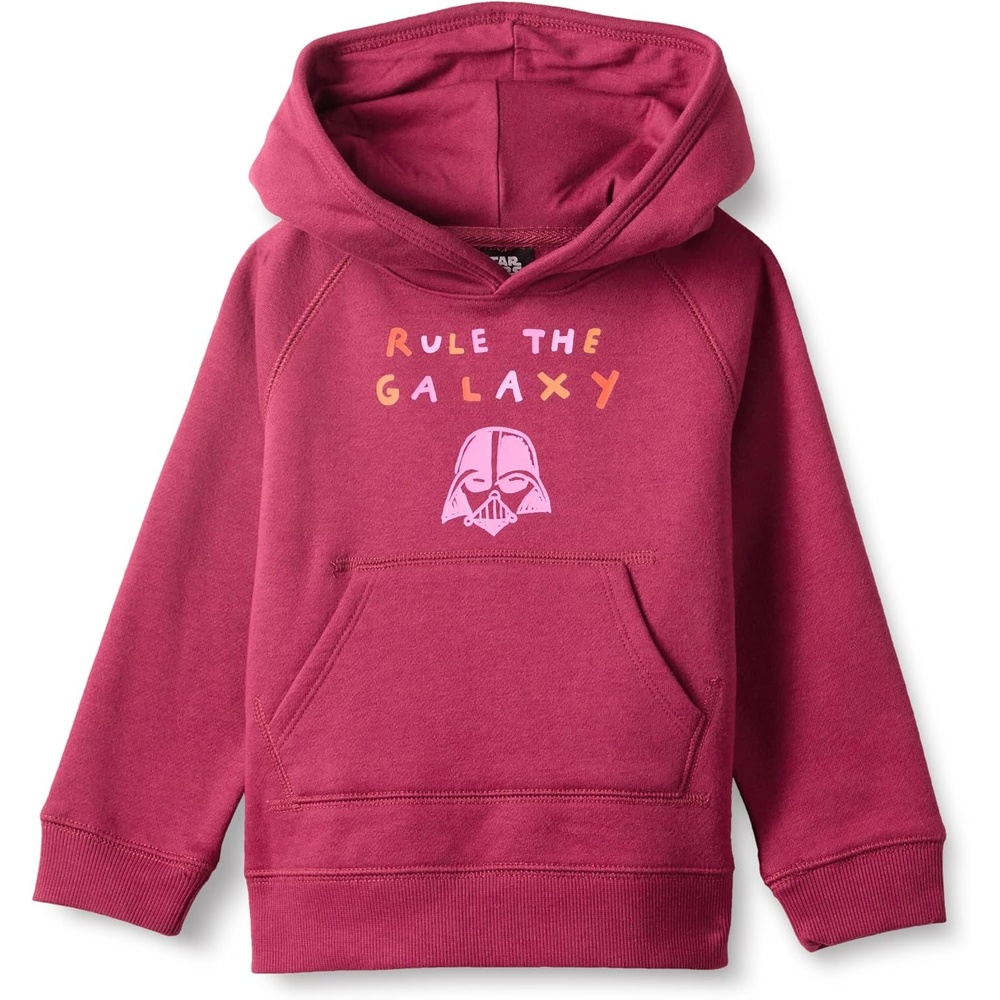 image:imageAmazon Essentials Disney Marvel Star Wars Frozen Princess Girls and Toddlers Fleece Pullover Hoodie SweatshirtStar Wars Rule the Galaxy