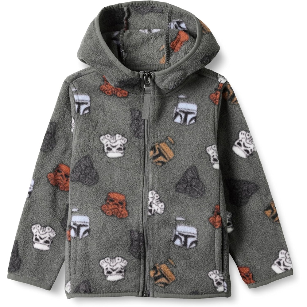 image:imageAmazon Essentials Disney Marvel Star Wars Boys and Toddlers Polar Fleece FullZip Hooded Outerwear JacketStar Wars Vader