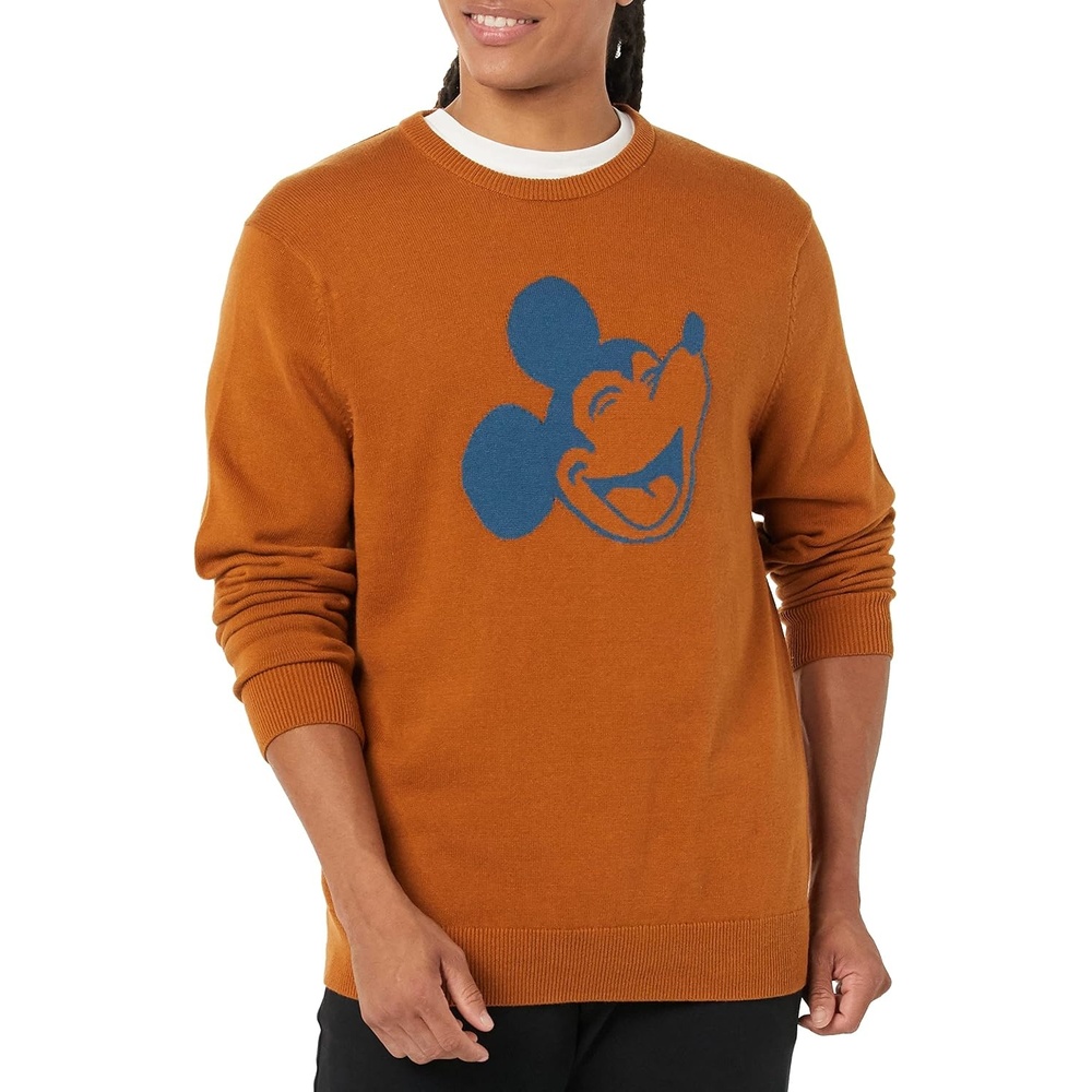 image:imageAmazon Essentials Disney Marvel Star Wars Mens Crewneck Pullover SweatersHappy Mickey